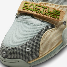 Travis Scott x Nike Air Trainer 1 CACT.US CORP Grey Haze/Dusty Sage  DR7515-001 | More Sneakers