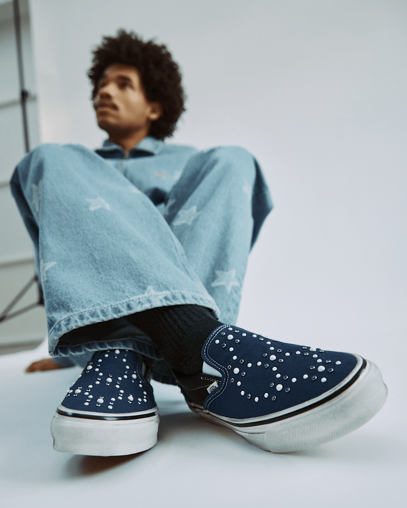 Vans LX Classic Slip-On 98 Pearlized Pack Indigo VN000D9PIND