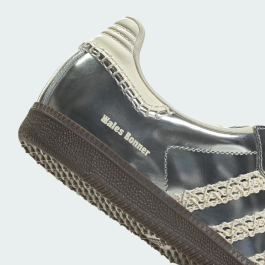 adidas gazelle silver green womens Adidas Kids (Grade School) Samba OG Crinkle Silver Metallic – Tip Top Shoes  of New York main image 0