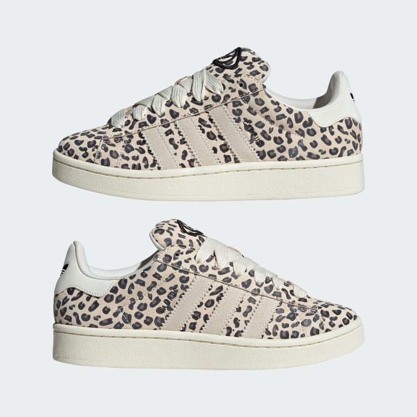 Womens adidas Campus 00s Cream Leopard ID7041 | More Sneakers
