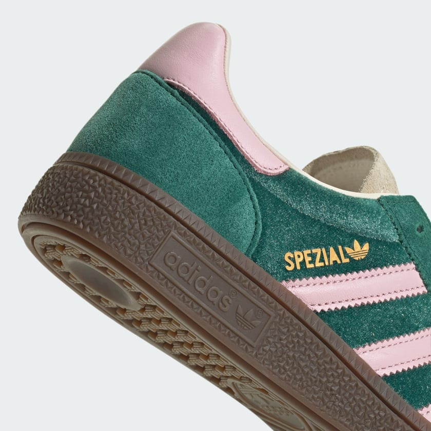 ★【Adidas】 Handball Spezial Collegiate Green Clear Pink★ adidas - HANDBALL SPEZIAL WMNS COLLEGE GREEN/CLEAR PINK