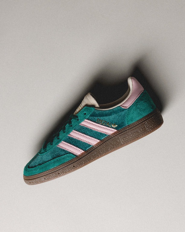 ★【Adidas】 Handball Spezial Collegiate Green Clear Pink★ Adidas Handball Spezial WMNS Collegiate Green / Clear Pink