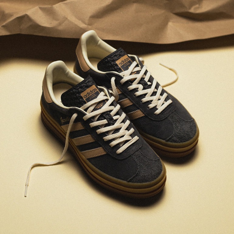 adidas gazelle silver green womens Adidas | Gazelle Bold Sneakers for Women