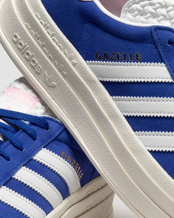 adidas gazelle silver green womens Adidas Gazelle 'Semi Pink Spark Lucid Blue' – The Attic main image 0