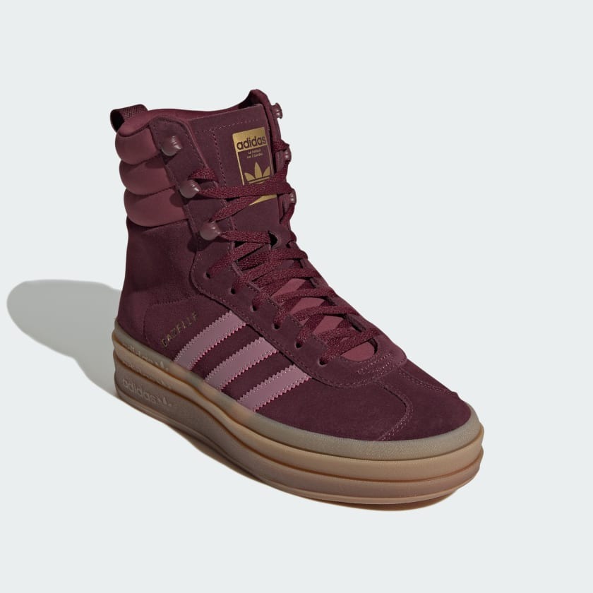 Womens adidas Originals Gazelle Boot Maroon ID6882 | More Sneakers