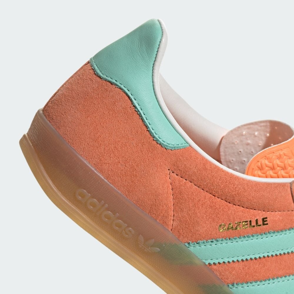 ★Adidas WS Gazelle Indoor Clear Mint Easy Orange★ adidas originals Gazelle Indoor Easy Orange / Clear Mint
