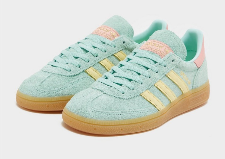 Womens adidas Originals Handball Spezial Clear Mint Yellow JS2862