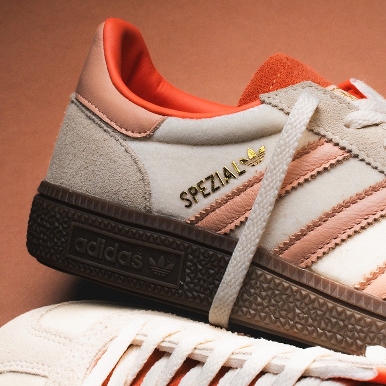 ◆adidas◆ Handball Special Cream White Coral JI2649 Wmns Handball Spezial 'Cream White Coral' - Adidas - JI2649