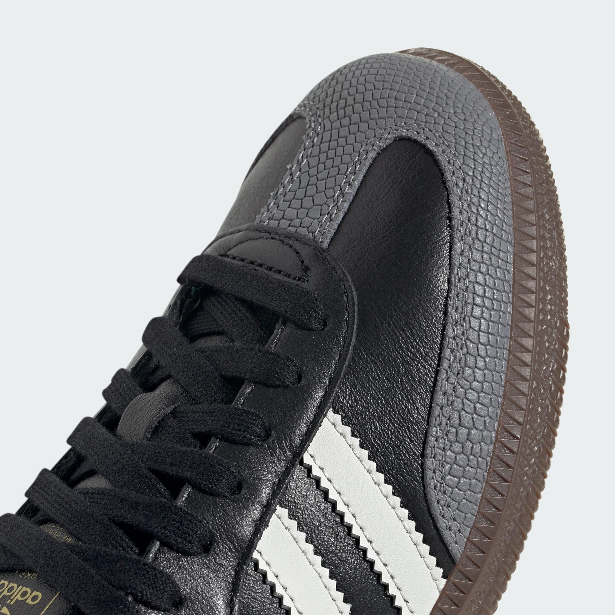 Womens adidas Originals Samba OG Black Snakeskin Toe JR8165 | More Sneakers