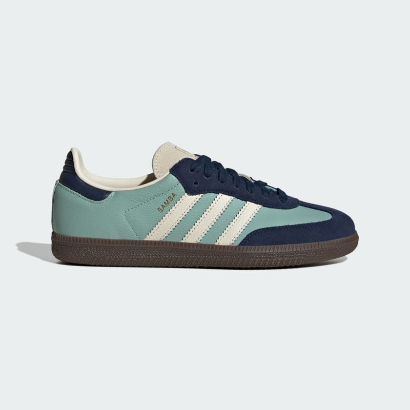 Womens adidas Originals Samba OG Hazy Green Night Indigo