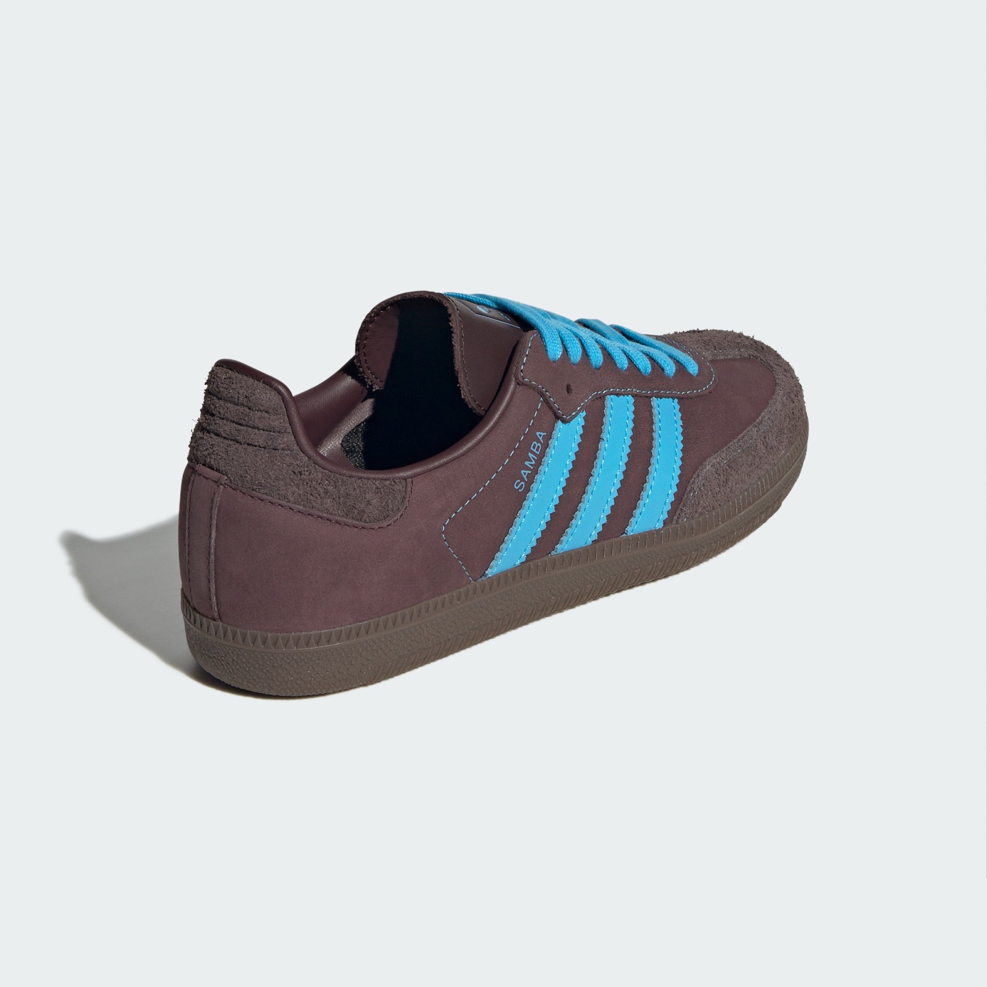 Womens adidas Originals Samba OG Shadow Brown Sky Rush