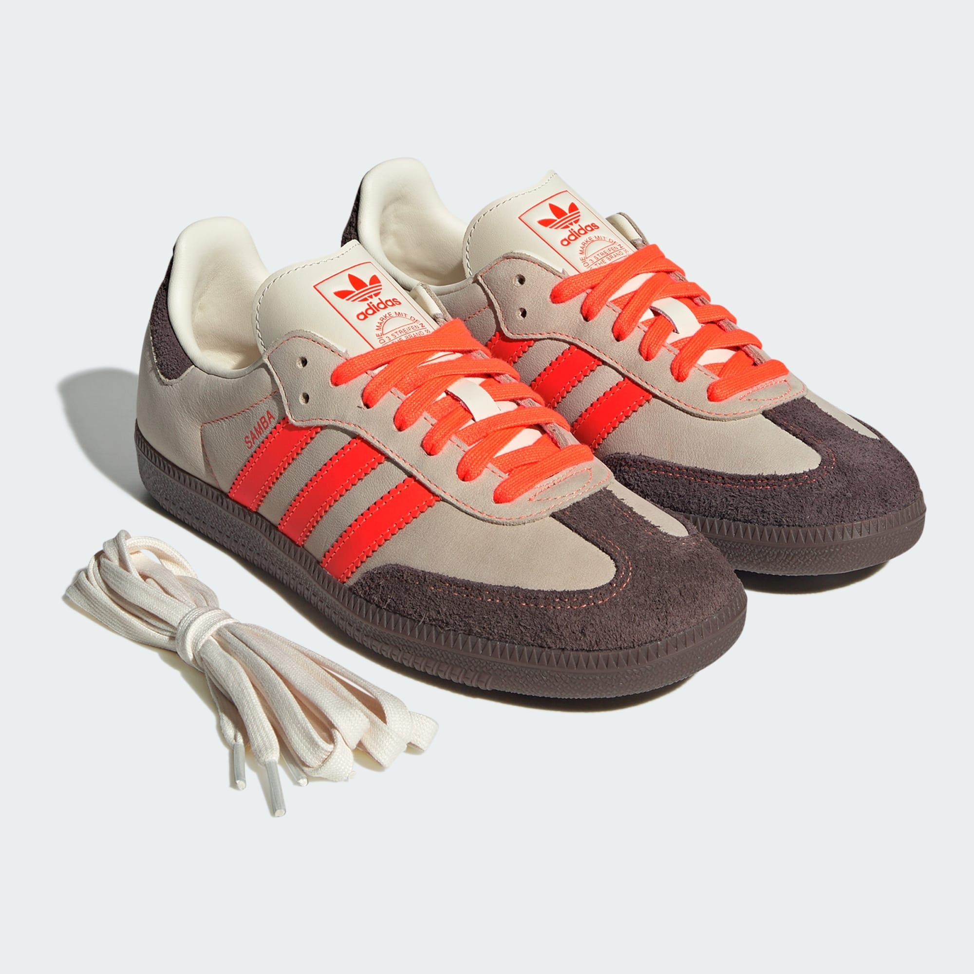 Womens adidas Originals Samba OG Solar Orange Cream JI2732