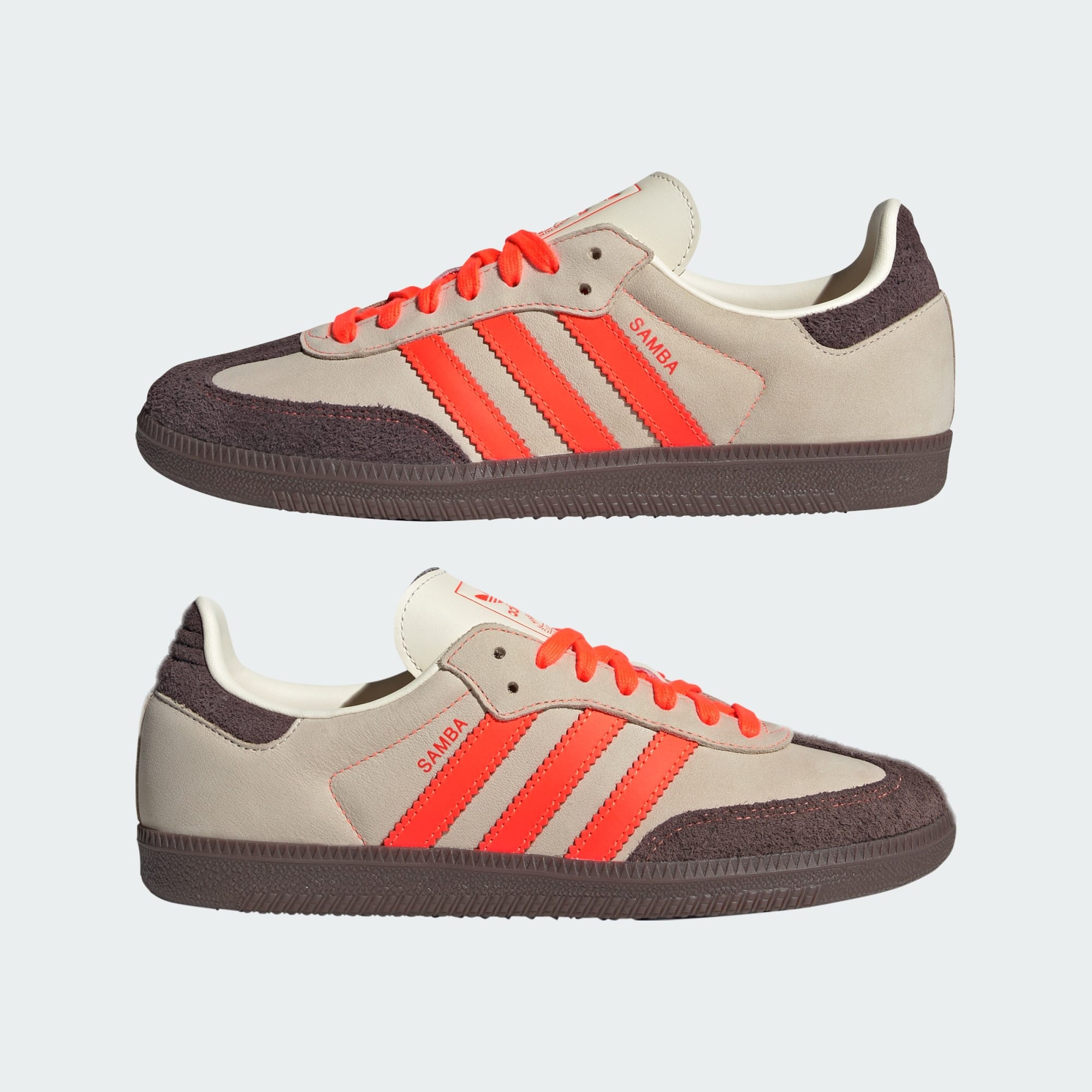 Womens adidas Originals Samba OG Solar Orange Cream JI2732 | More