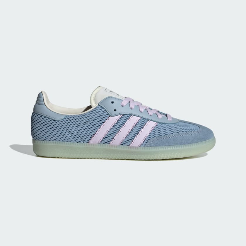 Womens adidas Originals Samba OG Tactile Blue Ice Lavender JI3178 | More  Sneakers