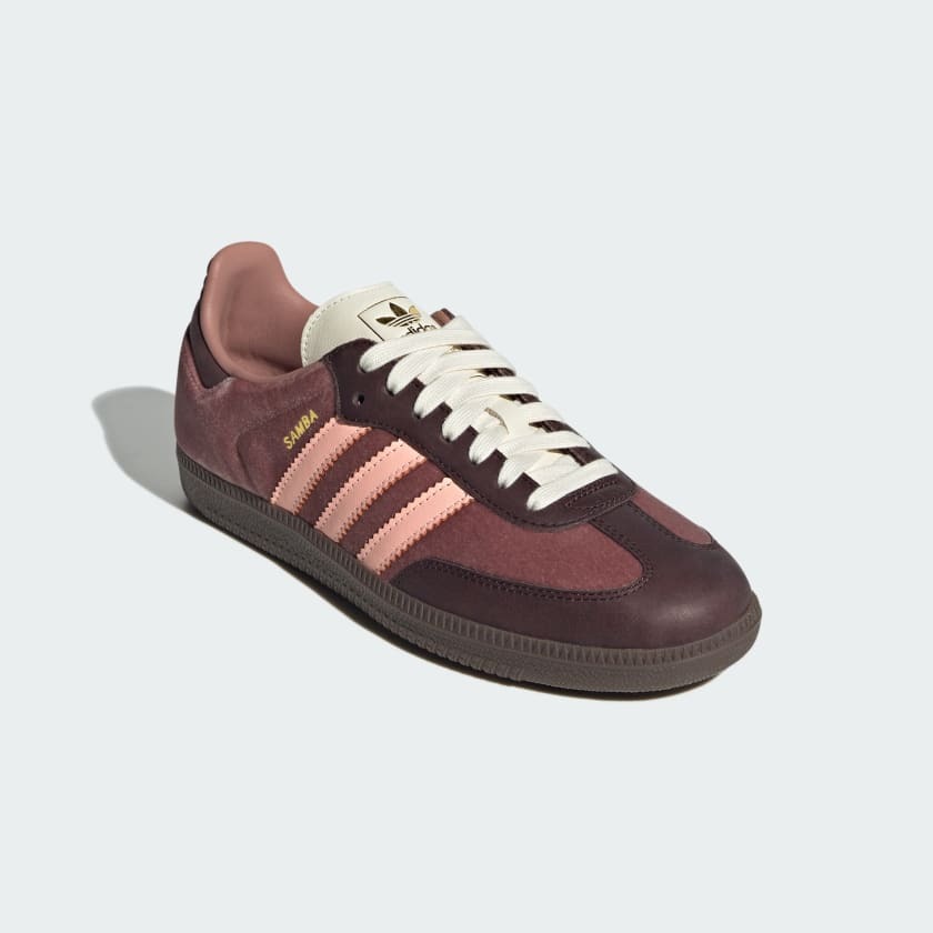★大人気★【adidas】Samba OG Warm Clay Clear Orange JI2682 Womens adidas Originals Samba OG Velvet Warm Clay Clear