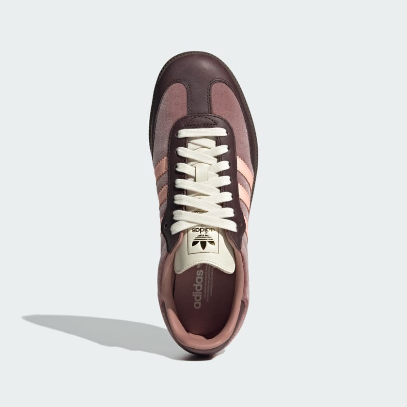 Womens adidas Originals Samba OG Velvet Warm Clay Clear