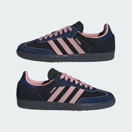 アディダス サンバ adidas Originals Womens Samba OG JI2679 Adidas Womens Samba OG Black Mauve Navy Indigo JI2679