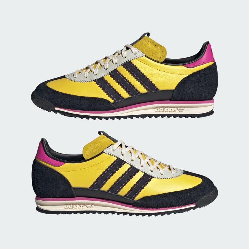 Womens adidas Orignals SL 72 Yellow Black Fuchsia JI2453 | More