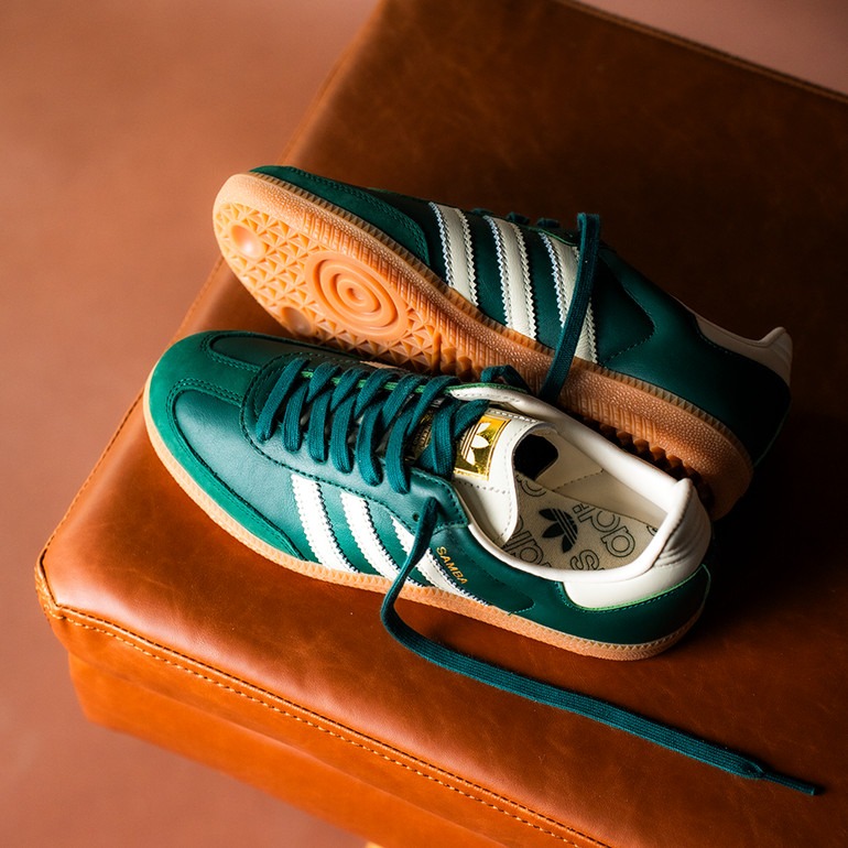 Womens adidas Samba OG Collegiate Green Cream White IE0872