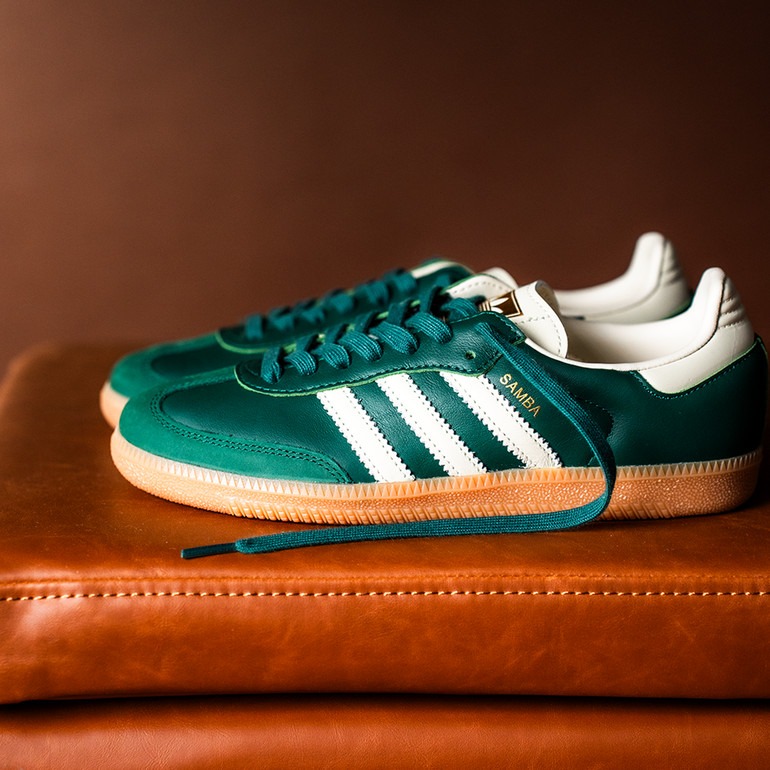 スニーカー adidas Samba OG Green IE0872 Adidas originals Women's SAMBA Sneakers green GUM IE0872 Sz