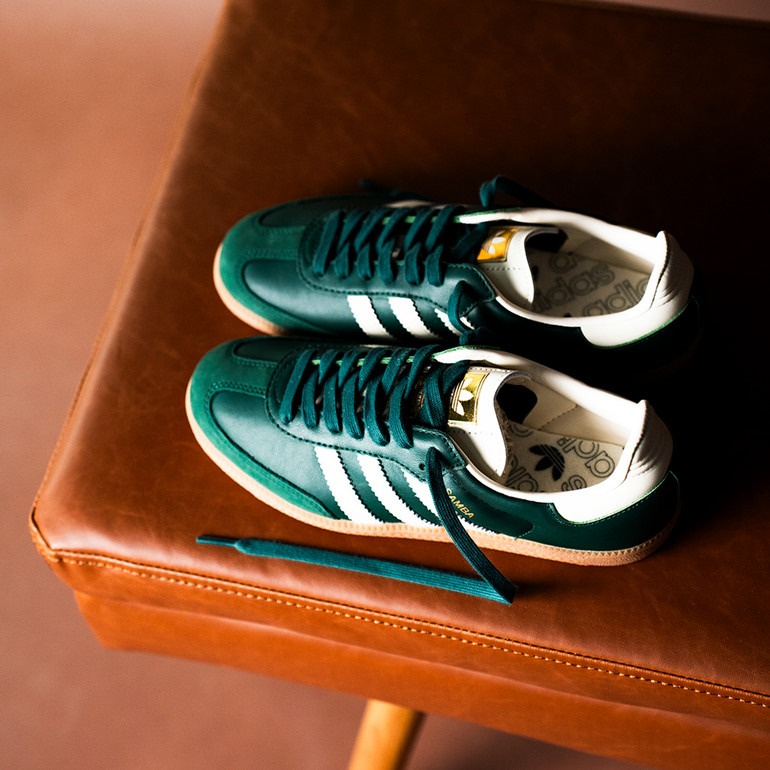 ★Adidas Samba OG Collegiate Green Cream White★ SAMBA OG - COLLEGIATE GREEN / CREAM WHITE / GUM