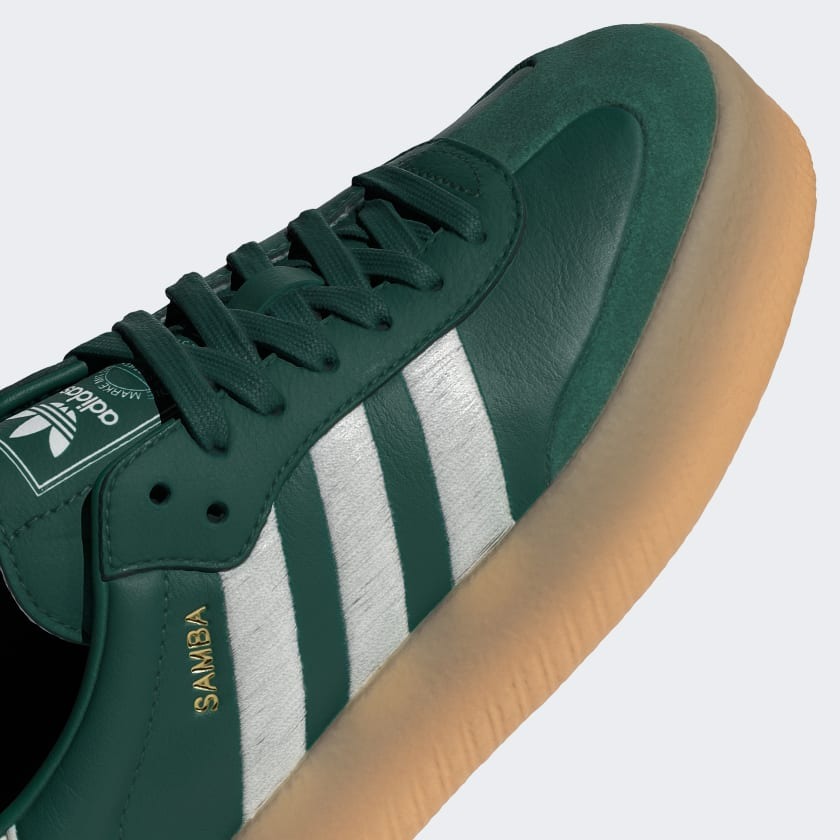 adidas gazelle silver green womens Adidas Women's Samba OG Kelly Green