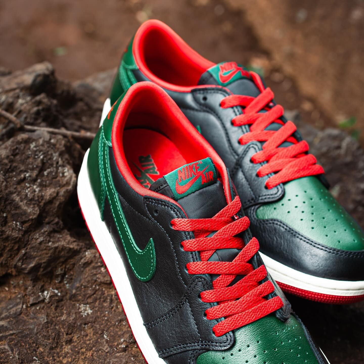 Womens Air Jordan 1 Low OG Black Gorge Green CZ0775-036 | More