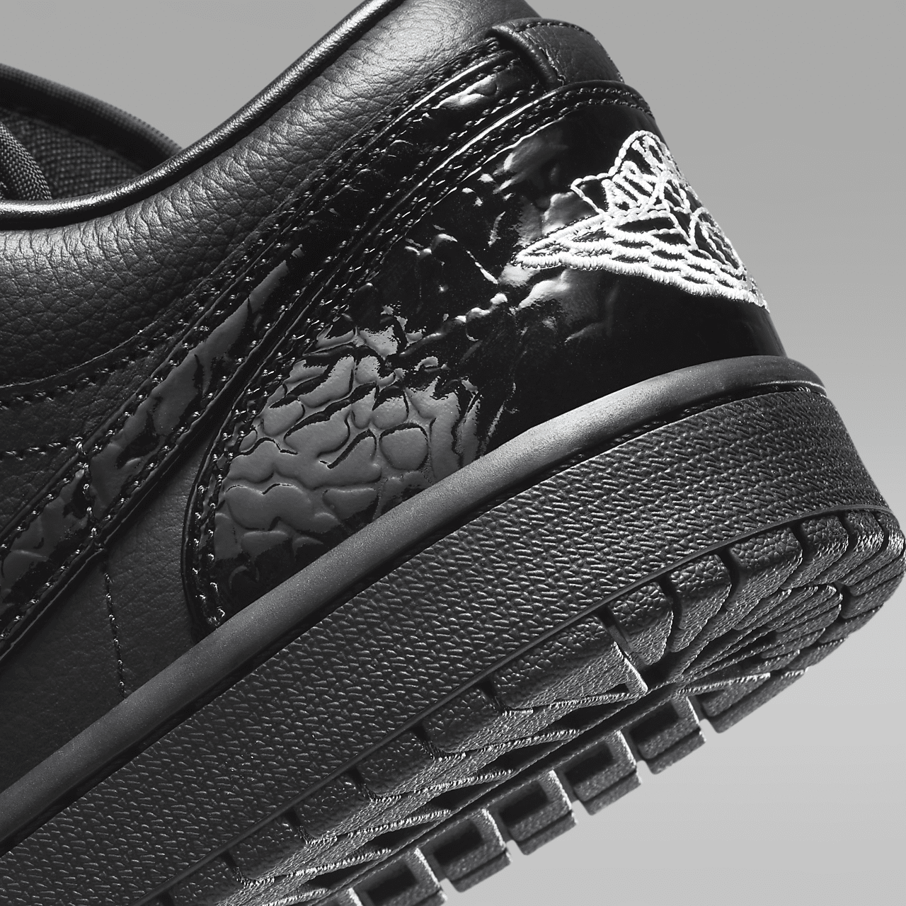 Womens Air Jordan 1 Low SE Black Croc HJ7743-010 | More Sneakers