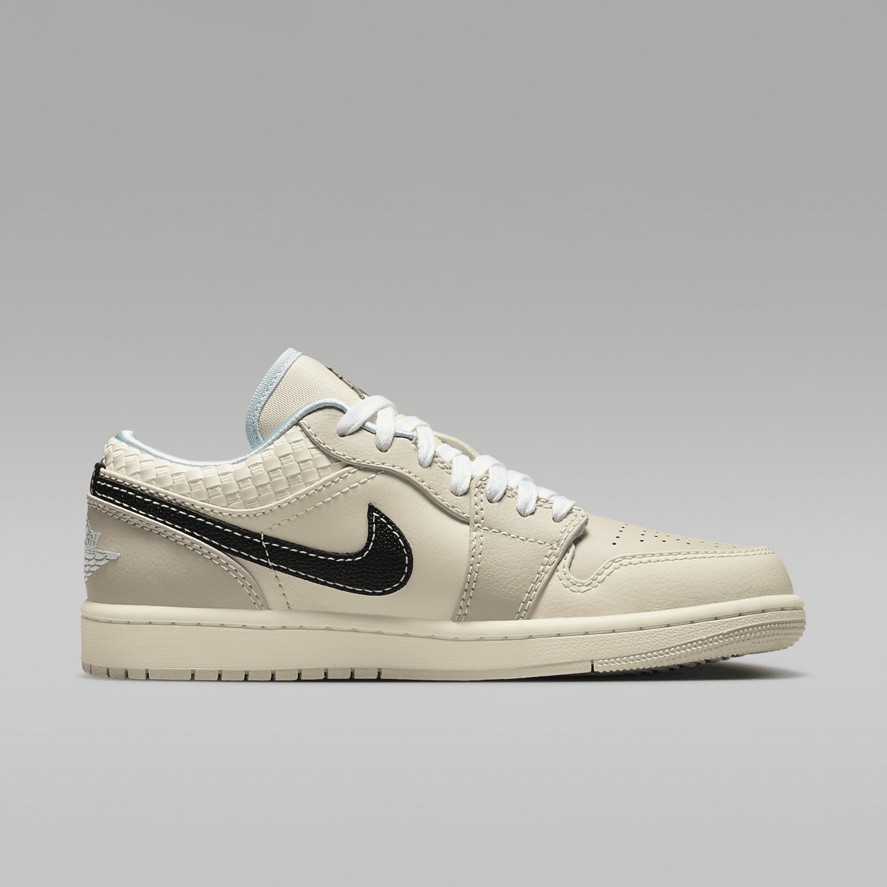 Womens Air Jordan 1 Low SE Woven Sand Drift HQ3440-101 | More Sneakers