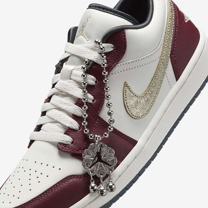 NIKE ナイキ WMNS AIR JORDAN 1 LOW SE YEAR OF THE DRAGON ウィメンズ エア ジョーダン 1 イアー ザ ドラゴン ローカットスニーカー バーガンディー FJ5735-100 Womens Air Jordan 1 Low SE Year of the Dragon FJ5735-100 | More