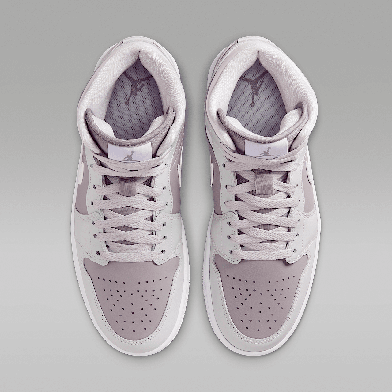 Womens Air Jordan 1 Mid Photon Dust Atmosphere Grey BQ6472