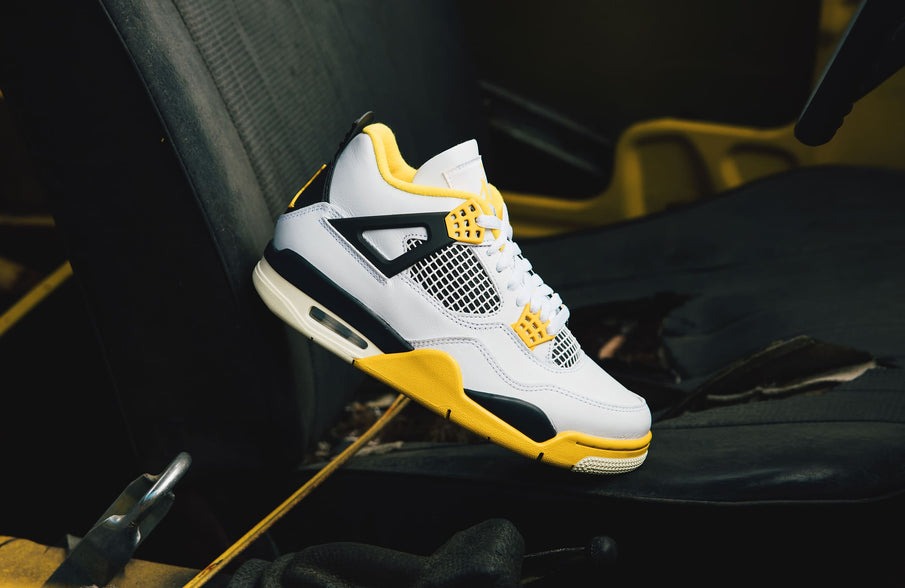 Womens Air Jordan 4 Retro Vivid Sulfur AQ9129-101 | More