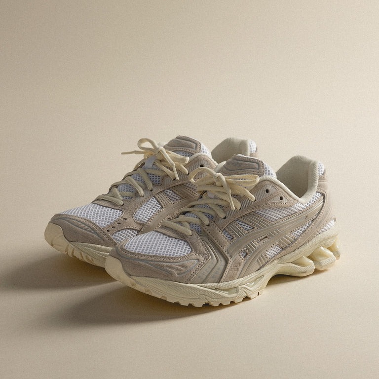 Womens Asics GEL-Kayano 14 White Smoke Grey 1202A105-103