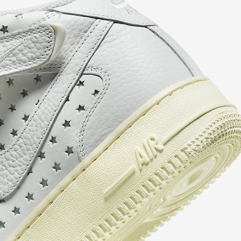 Womens Nike Air Force 1 Mid Cut-Out Stars DV3451-100 | More