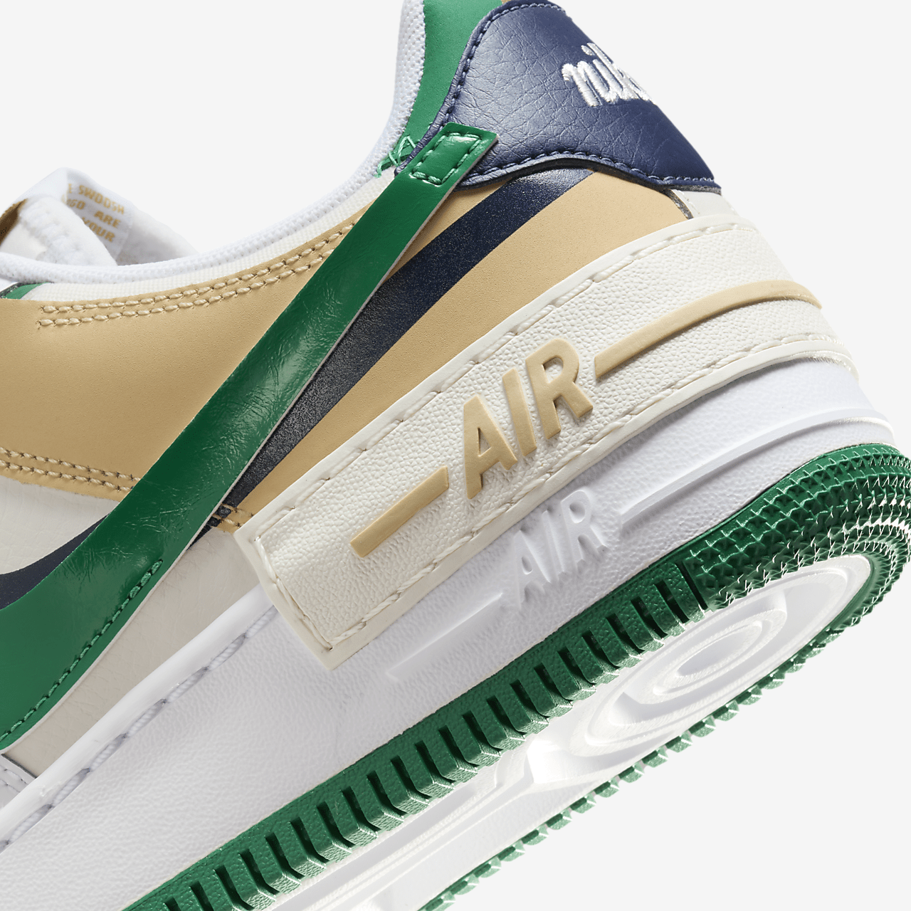 ◆正規品◆NIKE AIR FORCE 1 SHADOW MALACHITE(W)◆関税/送料込 Womens Nike Air Force 1 Shadow White Malachite Sesame DZ1847