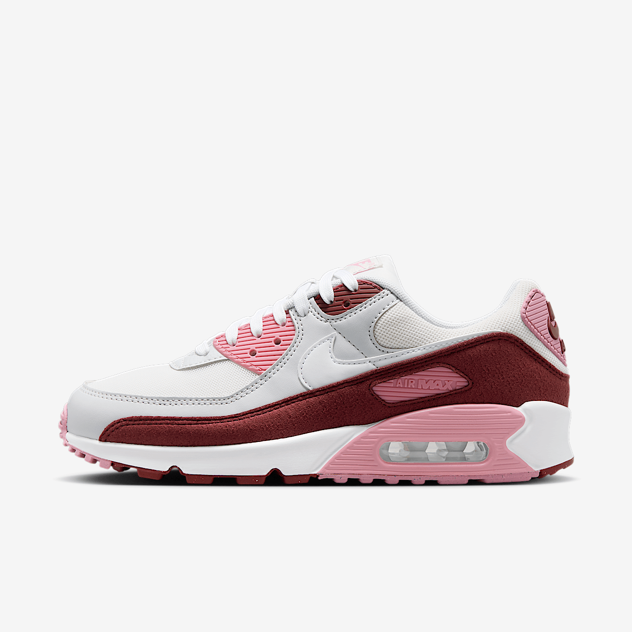 nike pink pleated air max 90
