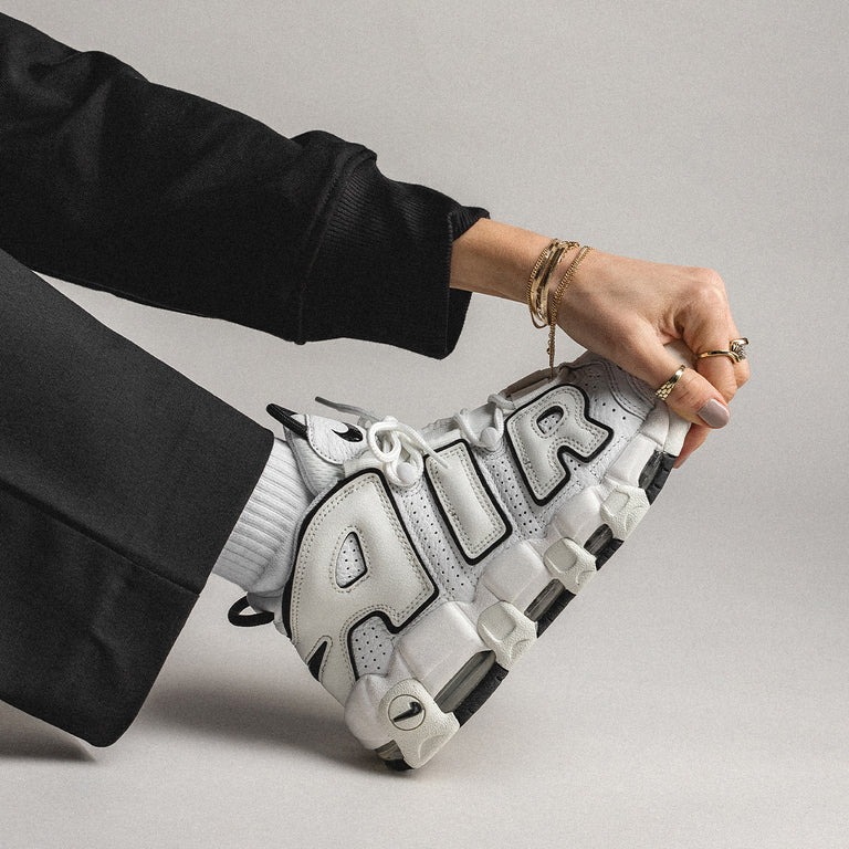 スニーカー Nike Air More Uptempo Summit White Black Sail (W) Buy Nike Air More Uptempo Women's Shoes - Summit White/Sail