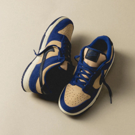 Womens Nike Dunk Low LX Blue Suede DV7411-400 | More Sneakers