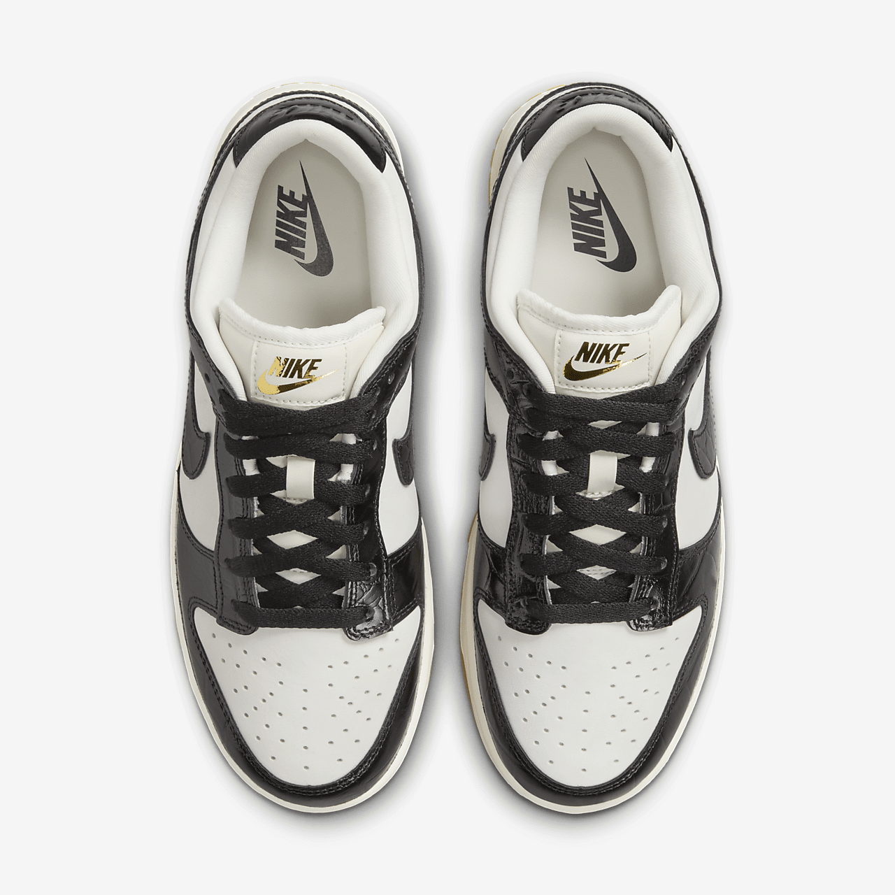 Nike Dunk Low LX Prem Croc Phantom/Black/Sail FJ2260-003 Women Size 12 Nike Dunk Low LX WMNS  main image 4