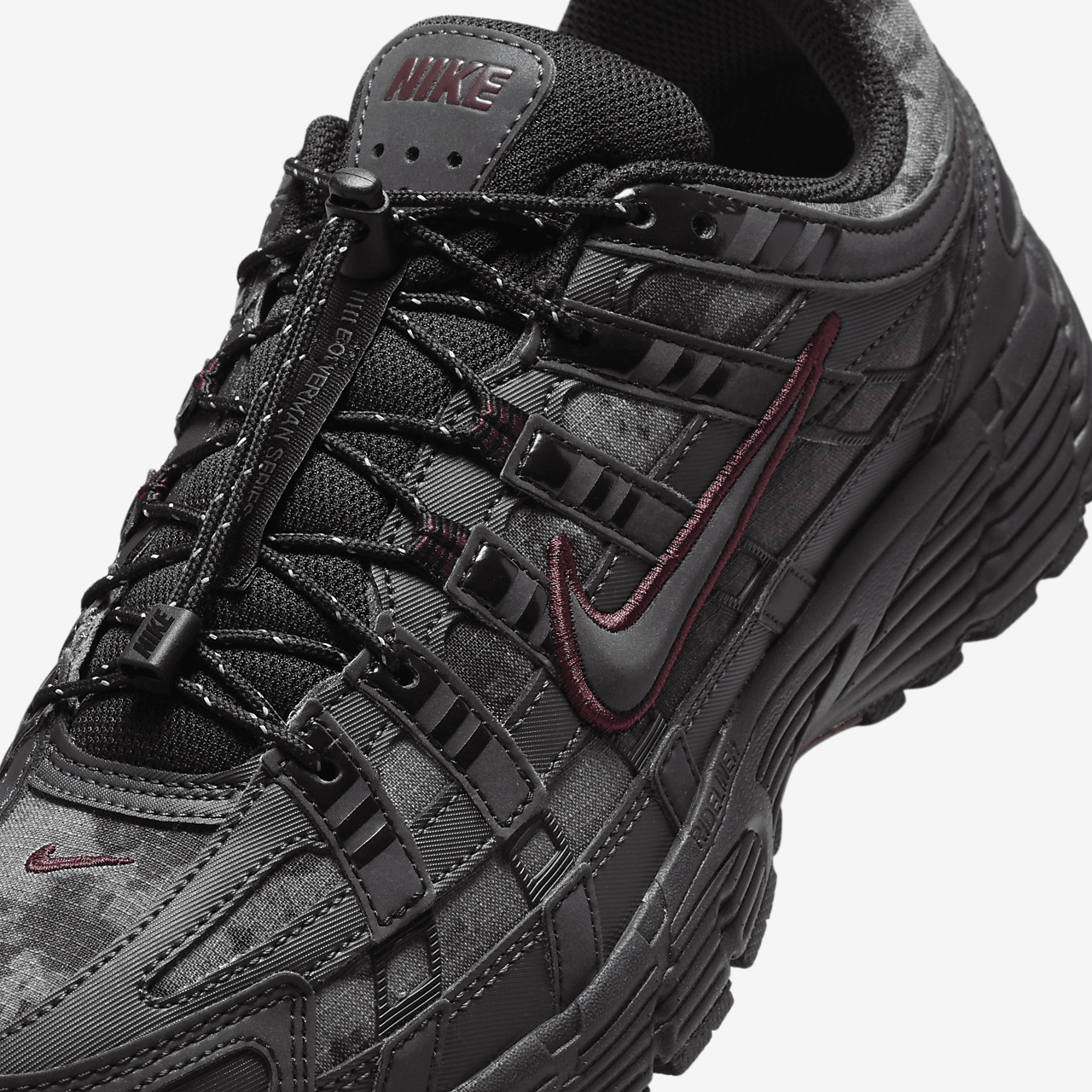 Womens Nike P-6000 Black Burgundy Crush HQ4054-001 | More