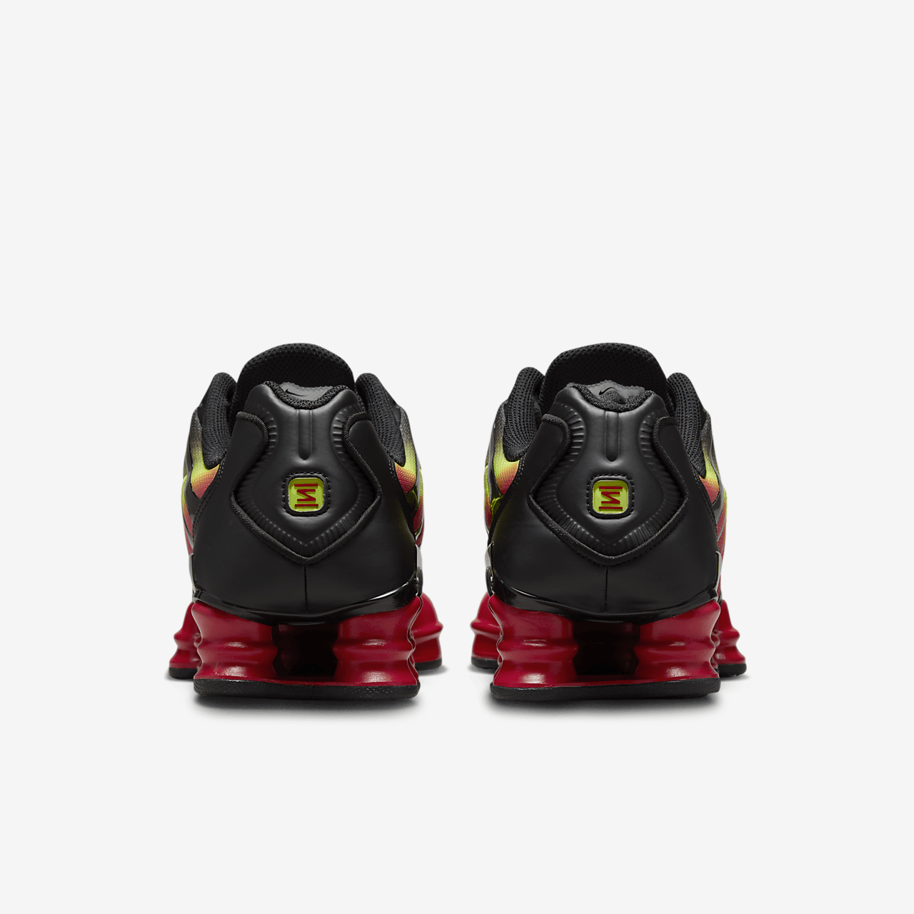 Womens Nike Shox TL Black Volt Fire Red HJ9609-001 | More Sneakers