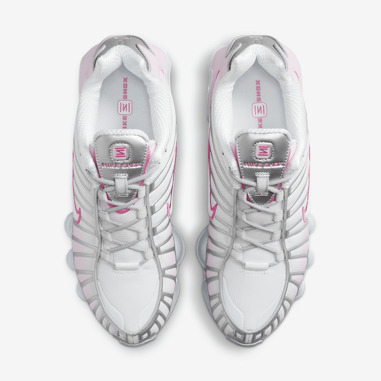 Womens Nike Shox TL Metallic Platinum Pink Foam HV2520-001 | More 