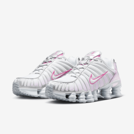 Womens Nike Shox TL Metallic Platinum Pink Foam HV2520-001